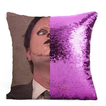 Dwightas Schrute Kaukė china pagalvę | china Užvalkalas | Dviejų spalvų pagalvę | dovana jai | dovana jam | pagalvės | magic pagalvė